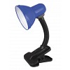 Ultraflash UF-320P C06 синий (Светильник настольный с прищепкой 230В, 60Вт, E27)