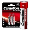 Camelion Plus Alkaline LR6 BL-2 (LR6-BP2, пальчиковая батарейка АА 1.5В) (упак. 2 шт.)