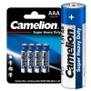 Camelion Blue R03 BL-4 (R03P-BP4B, мизинчиковая батарейка ААА 1.5В) (упак. 4 шт.)