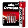 Camelion Plus Alkaline LR03 BL-4 (LR03-BP4, мизинчиковая батарейка ААА 1.5В) (упак. 4 шт.)