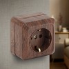 2-202-10  Розетка Intro Quadro 2-202-10 с заземлением 2P+E Schuko 16А-250В IP20 ОУ венге