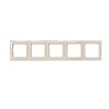 Legrand 774355 Рамка Valena 5 постов горизонтальный монтаж слоновая кость