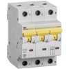 KARAT Автоматический выключатель ВА47-60M 3P D 16А 6кА IEK