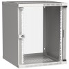 ITK Шкаф настенный LINEA WE 15U 600х650мм дверь стекло серый