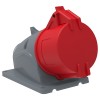 MAGNUM Розетка стационарная ССИ-125 32А-6ч/200/346-240/415В 3P+PE+N IP44 IEK