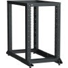 ITK LINEA F Стойка двухрамная 42U 600х600-1000мм черная