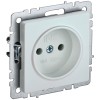 BRITE Розетка 1-местная без заземления без защитных шторок 10А РС10-1-0-БрЖ жемчуг IEK