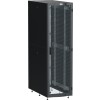 ITK LINEA S Шкаф серверный 19" 42U 600х1200мм передняя дверь двухстворчатая перфорированная задняя дверь перфорированная черный RAL 9005