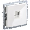 BRITE Розетка компьютерная RJ45 кат.5E РК10-БрБ белый