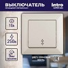 4-103-02 Переключатель Intro Solo 4-103-02 одноклавишный 10А-250В, IP20, СУ, слоновая кос
