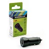 ERGOLUX ELX-CA01-C02 (Автомобильный адаптер 1USB+1Type C, 12В, 5V/3А, LED, Черный, Коробка)