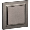 BRITE Выключатель 1-клавишный 10А в сборе ВСР10-1-0-БрТБ темная бронза IEK