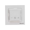 Терморегулятор цифровой RX-44W сенсорный, программируемый, с Wi-Fi, белый REXANT (совместим с рамкой Schneider, Legrand, ABB, Gira)