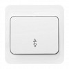 Выключатель проходной 1-клавишный 10А белый "Марс" (SBE-02w-10-SW12-0)