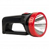 Аккумуляторный фонарь-прожектор 2 в 1 1W+18 SMD, черный (SBF-303-K)/60