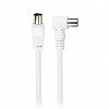 Антенный кабель Smartbuy, разъемы M-F, угловой разъем, длина 1,8 м (KTV121)/20