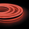 Лента светодиодная,120SMD(2835)/м  9,6Вт/м 220V IP67 50м, красный, FERON LS720 с 1 сетевым шнуром, 1 заглушкой, 1 коннектором в комплекте