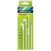 ERGOLUX ELX-WHP02-C01 (Наушники вкладыши с микрофоном проводные, 3.5мм, 1,2м, Белые, Коробка)