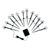 СОЛАРЫ Uniel USL-S-830/PM020 MULTICOLOR MUSHROOMS SET12