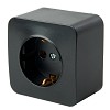 Розетка 1-местная с/з открытой установки, 250В, 16А, IP20, серия София, черный матовый, MS