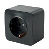 Розетка 1-местная с/з открытой установки, 250В, 16А, IP20, серия София, черный, MST16-11-0