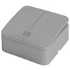 Выключатель открытой установки 2-клавишный с индикатором, 250В, 10А, IP20, серия София, се