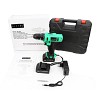 Дрель аккумуляторная Zitrek Greenpower 12-Li (12В, Li-ion аккумулятор 2шт, ЗУ, кейс, бита)