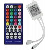 RGBW-Controller-12/24V-96/192W-IP20-IR Контроллер ЭРА RGBW-Controller-12/24V-96/192W-IP20-IR для светодиодной ленты с ИК пультом
