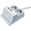 Удлинитель Navigator 61 457 NPE-USB03-02-150-E-3X1с/з 2 гн.1.5м USB2.1A