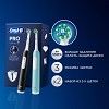 80714511 Набор электрических зубных щеток ORAL-B Pro Series 1 Duo/D305.523.3H черная+бирюзовая 3 режима тип 3791