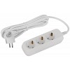 UDL-16-330-E Удлинитель электрический ЭРА UDL-16-330-E Greenline 3 розетки с заземлением 3м ПВС 3x1мм2