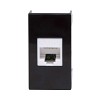 Розетка RJ-45 кат.5E, ЭУИ Вива (Viva),1 мод.,черн DKC (45238)