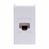 Компьютерная розетка RJ-45, кат. 5е, 8P8C, Viva, белая, 1 модуль DKC (45038)