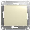 Выключатель GLOSSA одноклавишный, в рамку, схема 1, бежевый Systeme (Schneider) (GSL000211