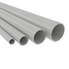 Труба ПВХ жёсткая гладкая д.20мм, лёгкая, 2м, цвет серый DKC (62920)