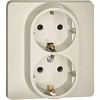Розетка 2X2К+З немецкий стандарт 16 А 250 В~ INSPIRIA слоновая кость LEGRAND (673751)