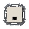 INSPIRIA розетка информационная RJ 45  категория 5e UTP  слоновая кость LEGRAND (673826)