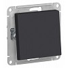 ATLASDESIGN AQUA 1-клавишный ПЕРЕКЛЮЧАТЕЛЬ IP44, сх.6, 10АХ, механизм, КАРБОН Systeme (Sch