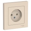 Розетка ATLASDESIGN без заземления 16А в сборе бежевый Systeme (Schneider) (ATN000240)