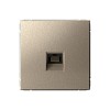 ARTGALLERY РОЗЕТКА компьютерная RJ45, кат. 5е, механизм, ШАМПАНЬ Systeme (Schneider) (GAL0