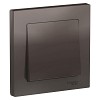 Выключатель одноклавишный ATLASDESIGN схема 1 10АХ в сборе мокко Systeme (Schneider) (ATN0