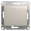 Выключатель GLOSSA одноклавишный, механизм схема 1, молочный Systeme (Schneider) (GSL00091