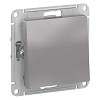 Переключатель одноклавишный ATLASDESIGN схема 6 10АХ механизм алюминий Systeme (Schneider)