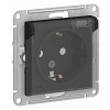ATLASDESIGN AQUA РОЗЕТКА с заземлением со шторкамис прозрачной крышкой, 16А, IP44, механиз