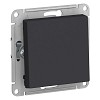 Выключатель с самовозвратом ATLASDESIGN схема 1 10АХ механизм карбон Systeme (Schneider) (