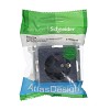 Розетка ATLASDESIGN с заземлением 16А механизм грифель Systeme (Schneider) (ATN000743)