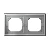 ARTGALLERY рамка 2-постовая IP44, алюминий Systeme (Schneider) (GAL440302)