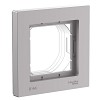 ATLASDESIGN AQUA рамка однопостовая IP44, АЛЮМИНИЙ Systeme (Schneider) (ATN440301)