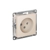 Розетка ATLASDESIGN без заземления 16А механизм бежевый Systeme (Schneider) (ATN000241)