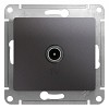 Коннектор GLOSSA TV антенна механизм графит Systeme (Schneider) (GSL001393)